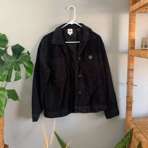 Vans corduroy jacket in black